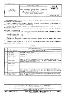 Dokumentacja projektowa wyrobów plecionkarsko-koszykarskich - Ogólne zasady opracowywania BN-74/8460-21