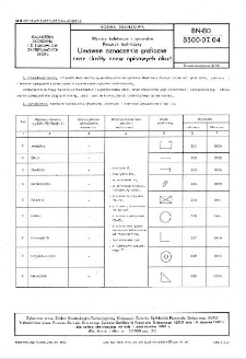 Wyroby kaletnicze i rymarskie - Rysunek techniczny - Umowne oznaczenia graficzne oraz skróty nazw opisowych okuć BN-80/8500-07.04