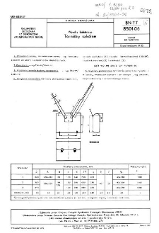 Wyroby kaletnicze - Tornistry szkolne BN-77/8501-06