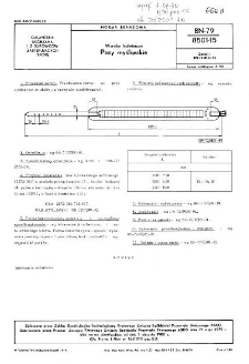 Wyroby kaletnicze - Pasy myśliwskie BN-79/8501-15