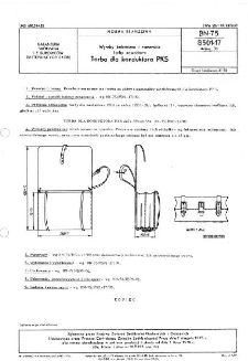 Wyroby kaletnicze i rymarskie - Torby zawodowe - Torba dla konduktora PKS BN-75/8501-17 Arkusz 03