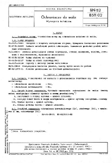 Ochraniacze do waliz - Wymagania techniczne BN-62/8511-02