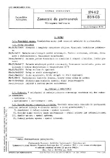 Zameczki do portmonetek - Wymagania techniczne BN-62/8511-03