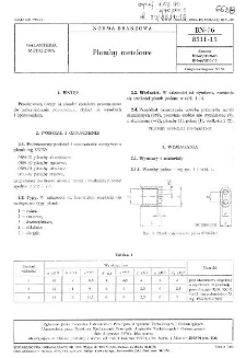 Plomby metalowe BN-76/8511-15