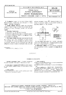 Metody badań wyrobów galanteryjnych - Zamki błyskawiczne - Badanie oderwania cząstki z taśmy BN-80/8512-02.03