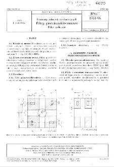 Elementy zabawek mechanicznych - Filtry przeciwzakłóceniowe - Układ połączeń BN-77/8551-08