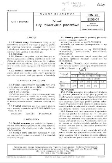 Zabawki - Gry towarzyskie planszowe BN-79/8552-01