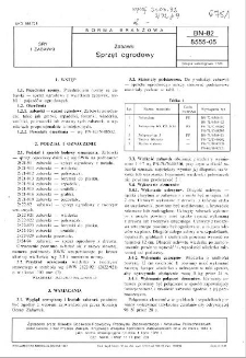 Zabawki - Sprzęt ogrodowy BN-82/8555-05