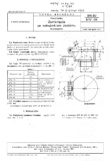 Piezometry - Zamknięcia ze wskaźnikiem poziomu - Wymagania BN-90/8751-05