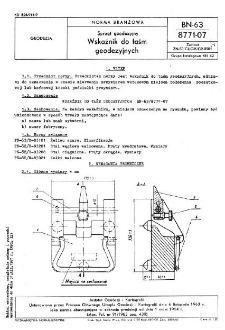 Sprzęt geodezyjny - Wskaźnik do taśm geodezyjnych BN-63/8771-07