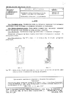 Zakotwienie słupa stalowego w fundamencie betonowym lub żelbetowym - Obliczenia statyczne i projektowanie BN-65/8814-05