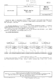 Węzły cieplne - Klasyfikacja BN-74/8864-47