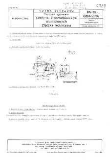 Centralne ogrzewanie - Grzejniki z kształtowników aluminiowych - Złączka redukcyjna BN-85/8864-53/07