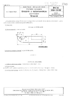 Centralne ogrzewanie - Grzejniki z kształtowników aluminiowych - Wieszak BN-85/8864-53/09
