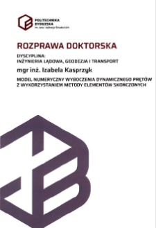 Model numeryczny wyboczenia dynamicznego prętów z wykorzystaniem metody elementów skończonych