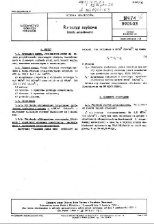 Rurociągi szybowe - Zasady projektowania BN-74/8901-03