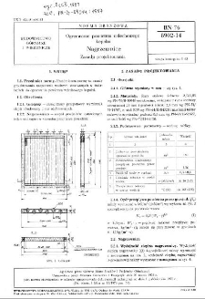 Ogrzewanie powietrza wdechowego kopalni - Nagrzewnice - Zasady projektowania BN-76/8902-14