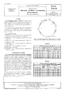 Szyby górnicze - Elementy obudowy tymczasowej pierścieniowej - Wymagania techniczne BN-66/8914-11