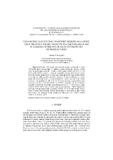 Parametry genetyczne i wartość hodowlana owiec rasy merynos polski oszacowana metodą BLUP-AM w zakresie wybranych cech użytkowości reprodukcyjnej