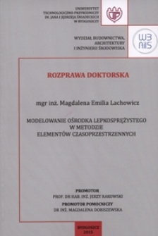 Modelowanie ośrodka lepkosprężystego w metodzie elementów czasoprzestrzennych