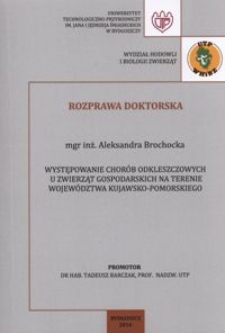 Występowanie chorób odkleszczowych u zwierząt gospodarskich na terenie województwa kujawsko-pomorskiego