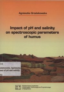 Impact of pH and salinity on spectroscopic parameters of humus